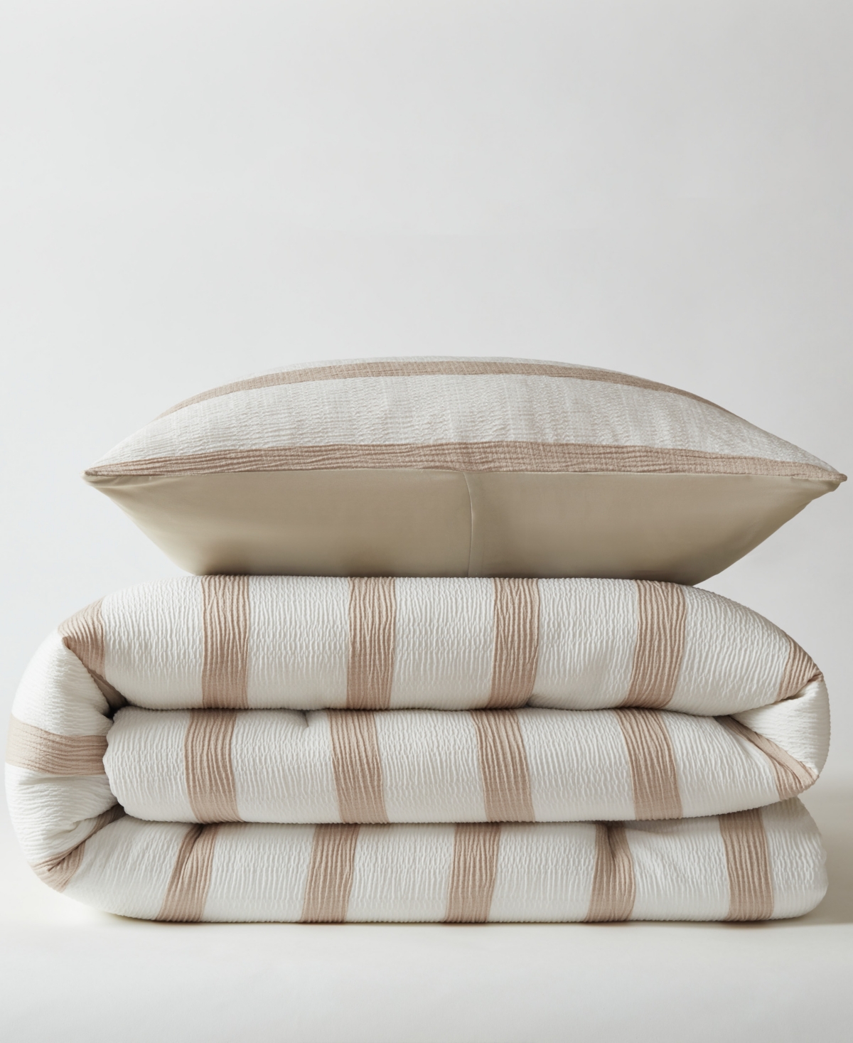 510 Design Merritt Yarn-dyed Striped 2-pc. Comforter Set, Twin/twin Xl In Brown