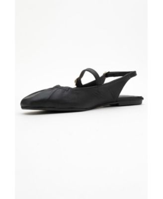 Britney Leather Closed-Toe Sandal (Women)