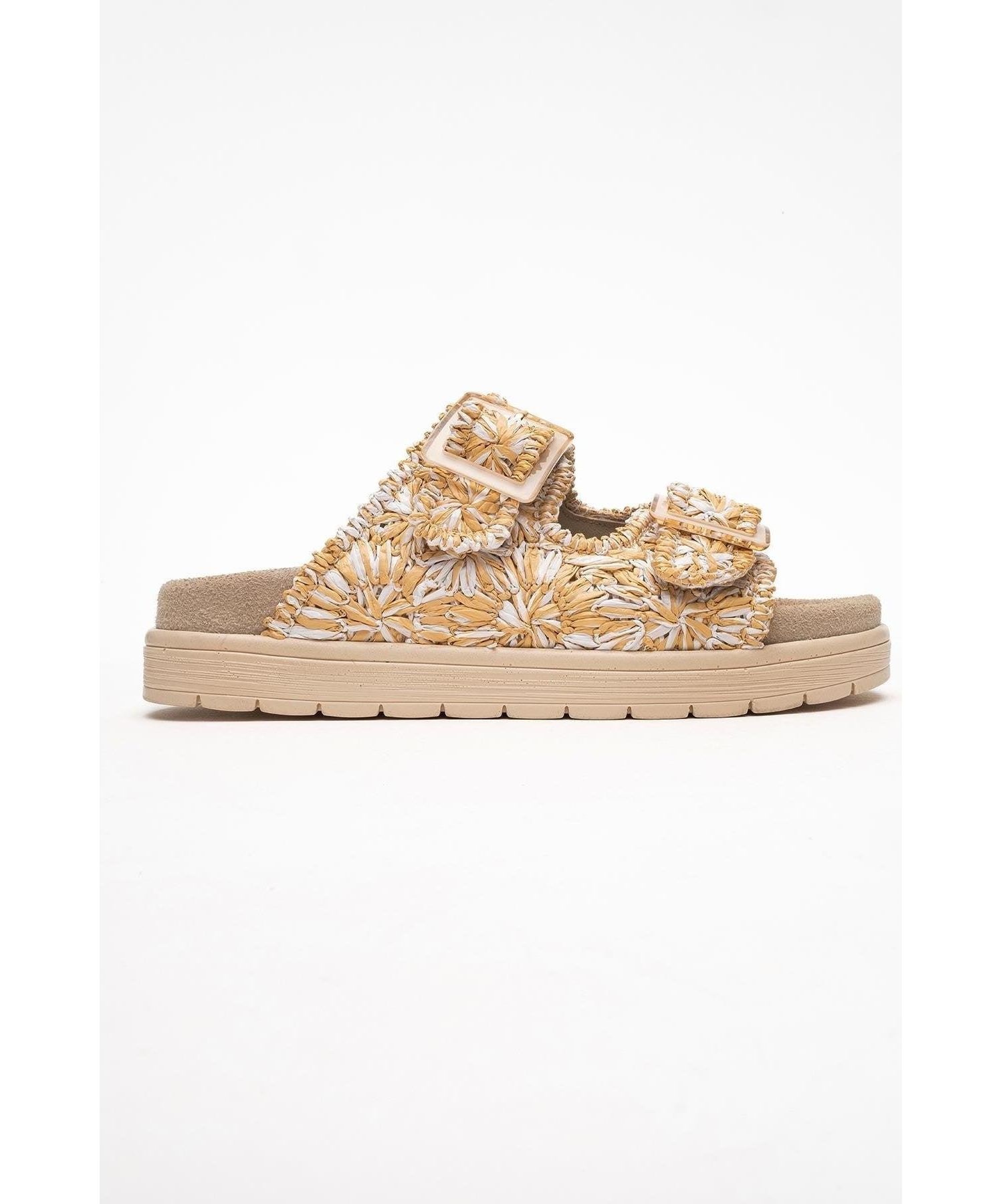 Milana Leather Double Strap Sandal (Women)