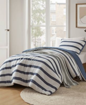 Merritt Yarn-Dyed Striped 2-Pc. Comforter Set, Twin/Twin XL