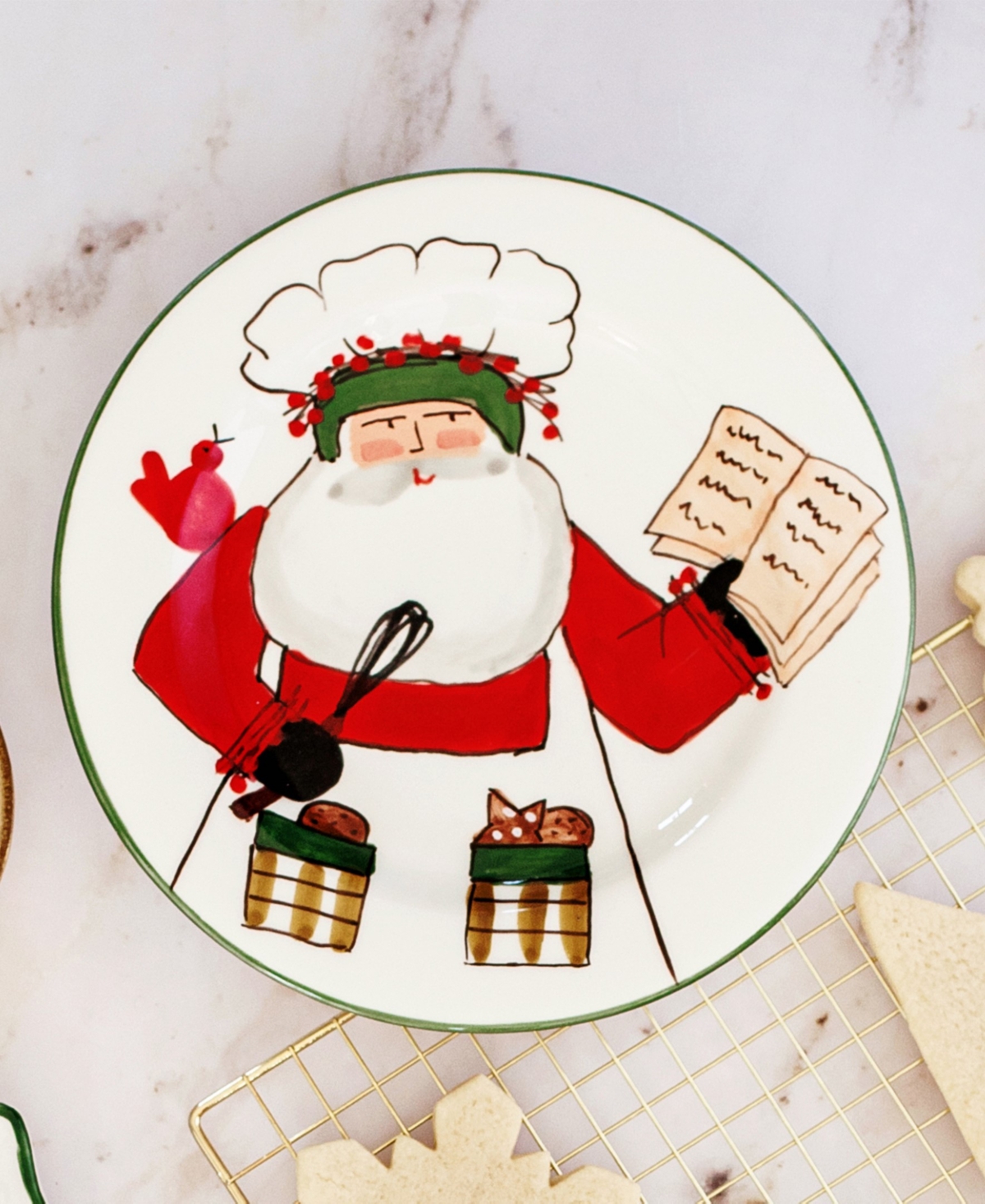Vietri Old St. Nick 2025 Limited Edition Salad Plate