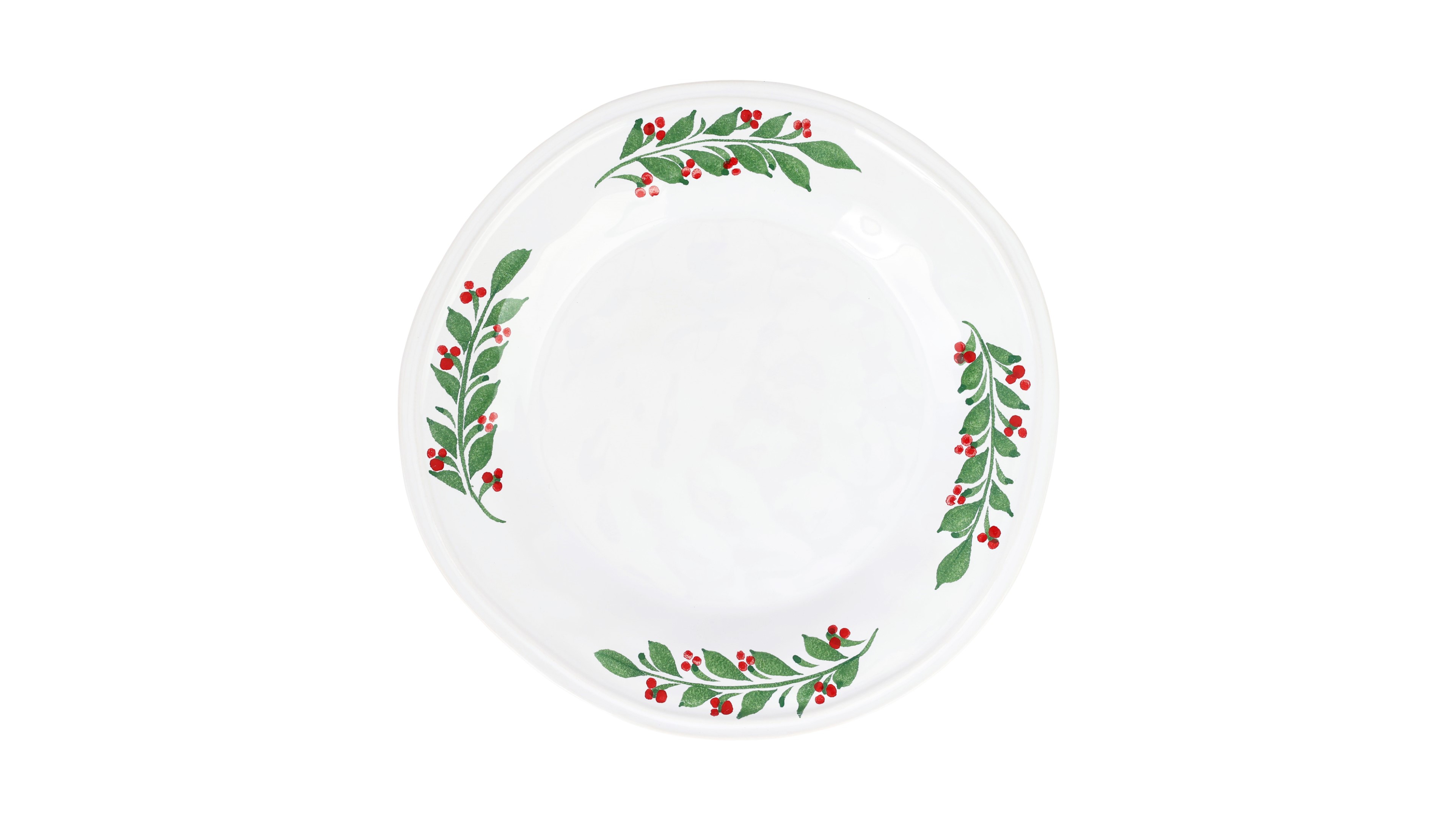 Vietri Aria Holiday Dinner Plate