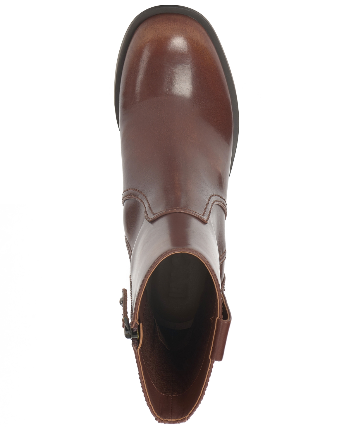Inc International Concepts Women's Minha Block Heel Booties, Macy's Exclusive In Brown