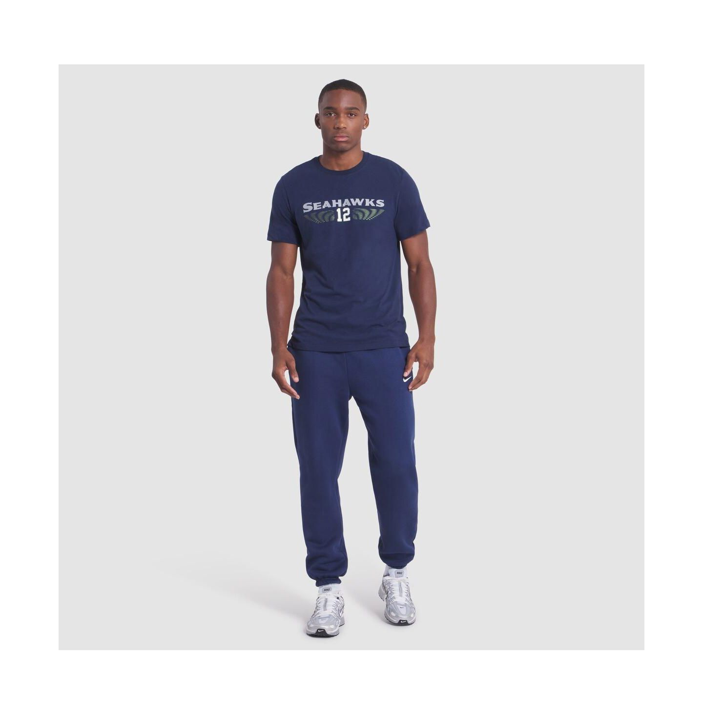 Мужская футболка Nike College Navy Seattle Seahawks 2025 Rivalries Collection Slub Dri-FIT — фото 3