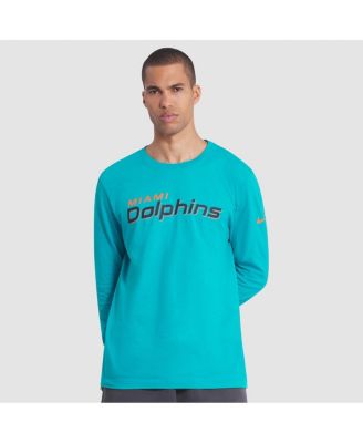 Nike - Men'sTurbo green Miami Dolphins 2025 Rivalries Collection Essential Long Sleeve T-Shirt