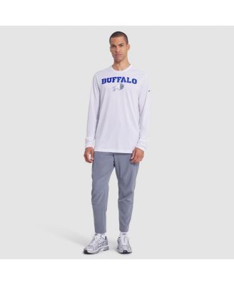 Men's White Buffalo Bills 2025 Rivalries Collection Sideline Legend Dri-FIT Long Sleeve T-Shirt