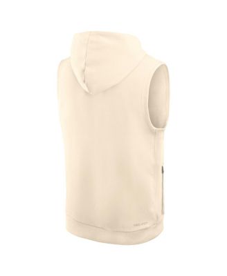 Men's Natural Arizona Cardinals 2025 Rivalries Collection Standard Issue Sideline Dri-FIT Sleeveless Hoodie