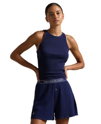 Women's Waffle Pull-On Boxer Shorts