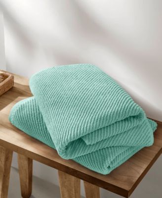 Diagonal Ribbed Cotton 6-Pc. Towel Set