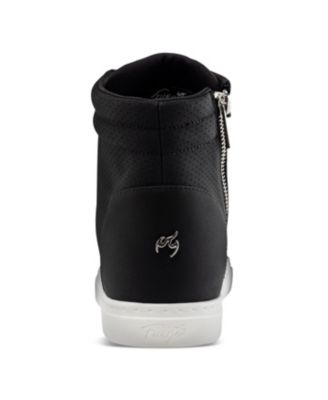 Kid's Black Wedge Sneaker