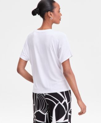 Women's Keyhole Drape Shirt, Macy's Exclusive