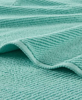 Diagonal Ribbed Cotton 4-Pc. Hand Towel Set