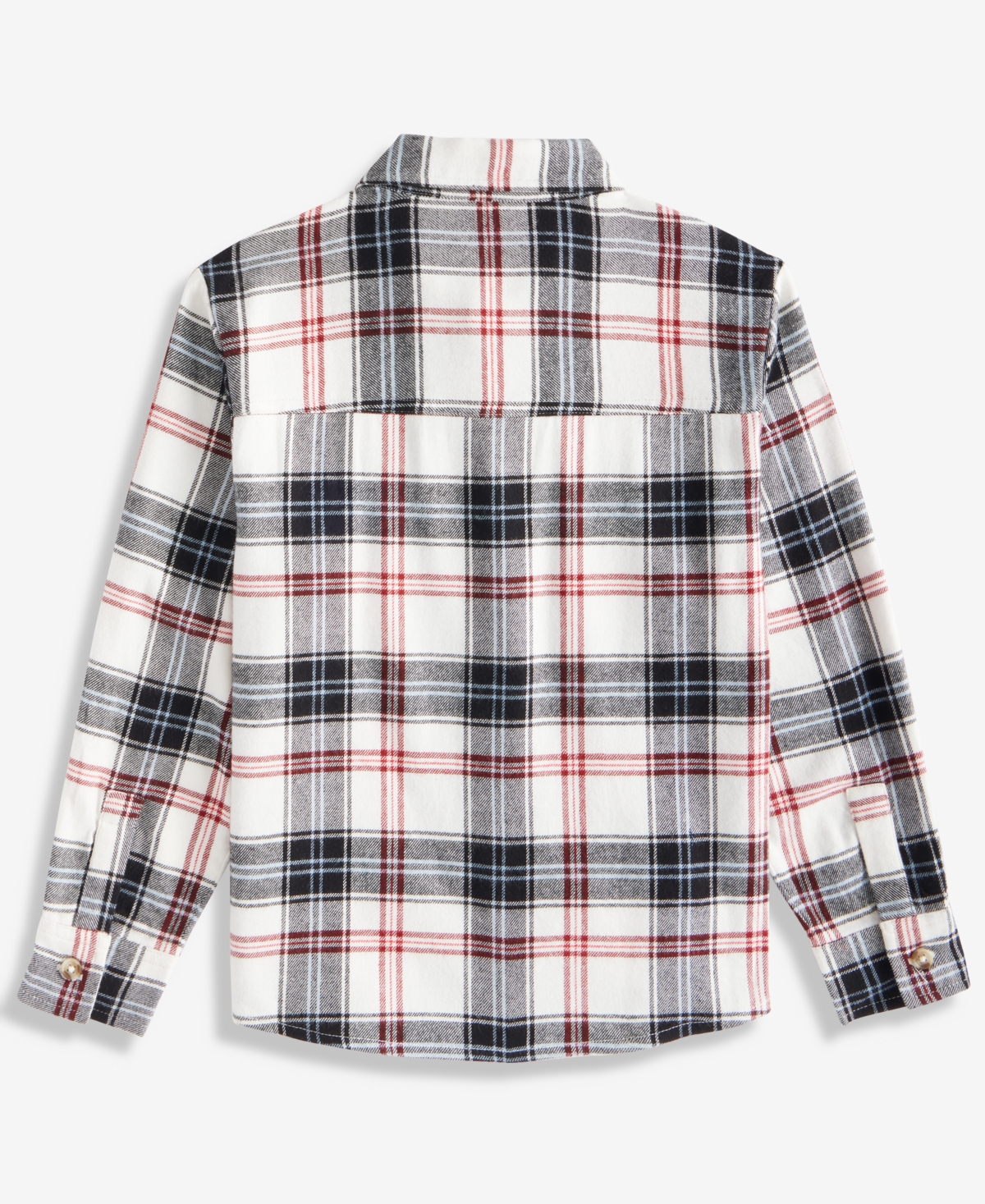 Epic Threads Boys 7-8 Blaze Plaid Flannel Shirt, Macy's Exclusive In Multi