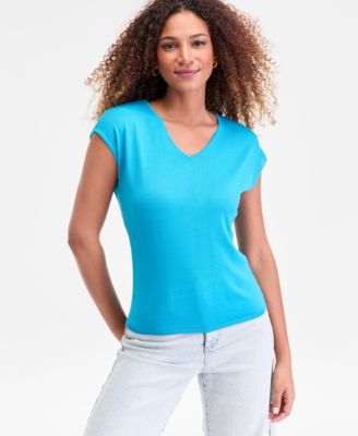 Women's Cap-Sleeve Sweater