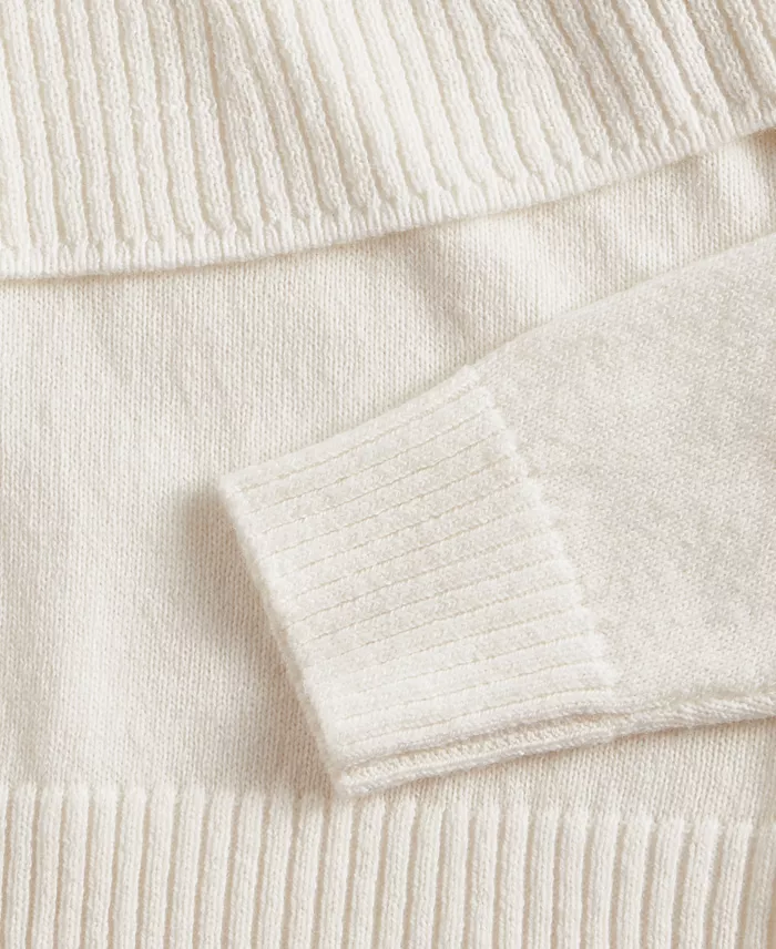 Women's Long Sleeve Cape Sweater - thumbnail 8