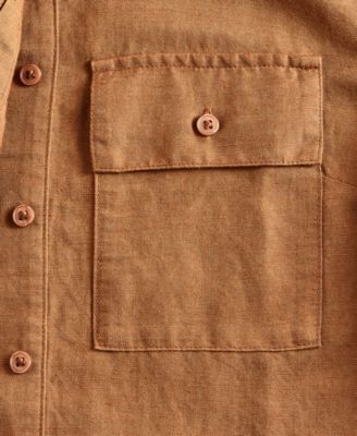 Women's Tie-Sleeve Chambray Tie-Waist Blouse, Macy's Exclusive