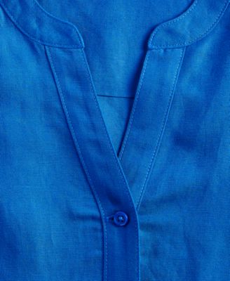 Women's Tie-Front Button-Up Blouse, Macy's Exclusive