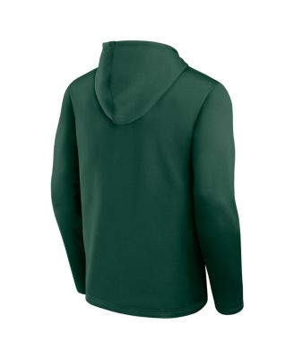 Men's Hunter Green Milwaukee Bucks Head Start Pullover Hoodie