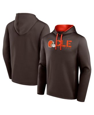 Logo Athletic - Men's Brown Cleveland Browns Head Start Pullover Hoodie