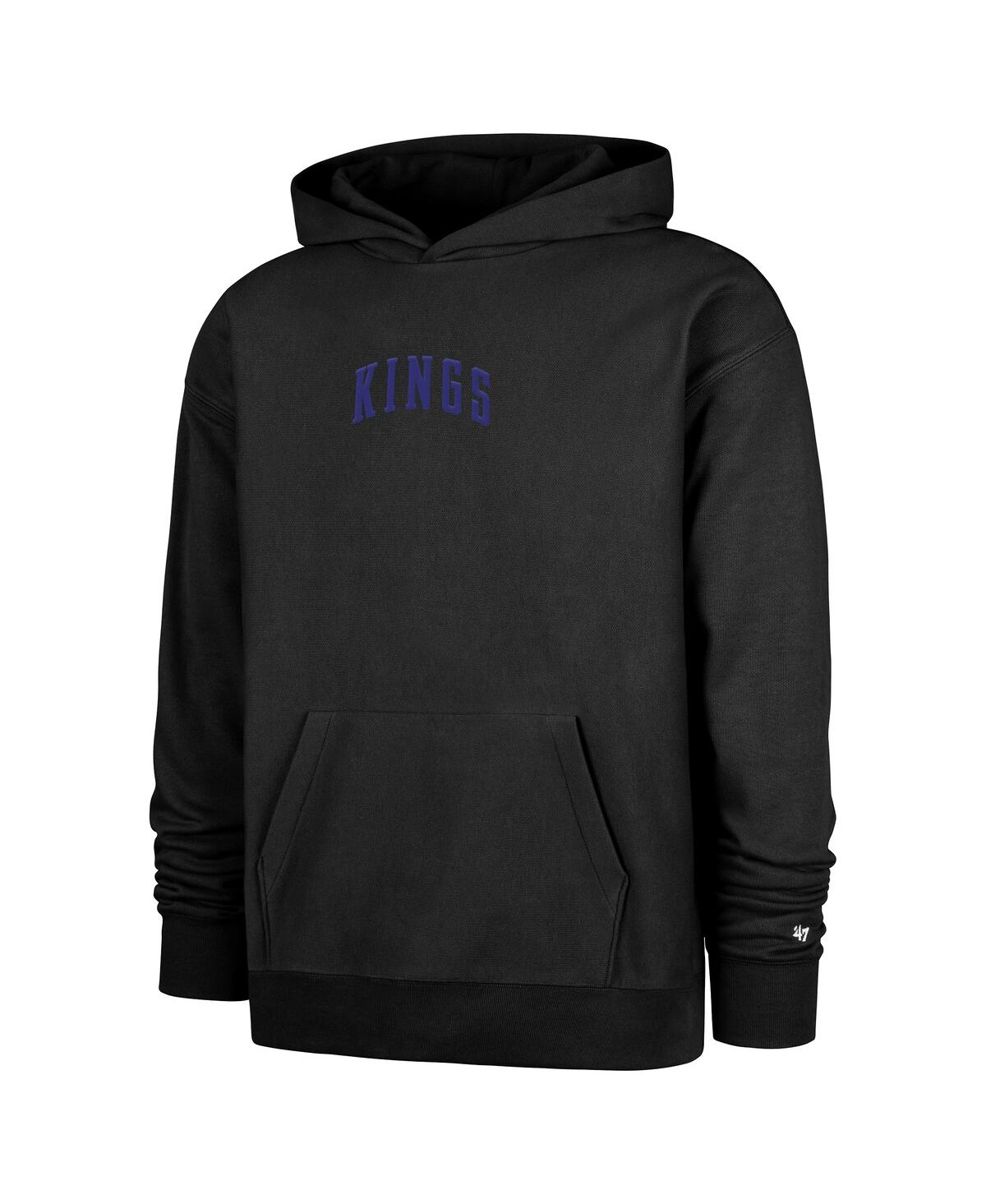 '47 Brand Men's Black Sacramento Kings 2024/25 City Edition Double Crossover Foundation Pullover Hoodie