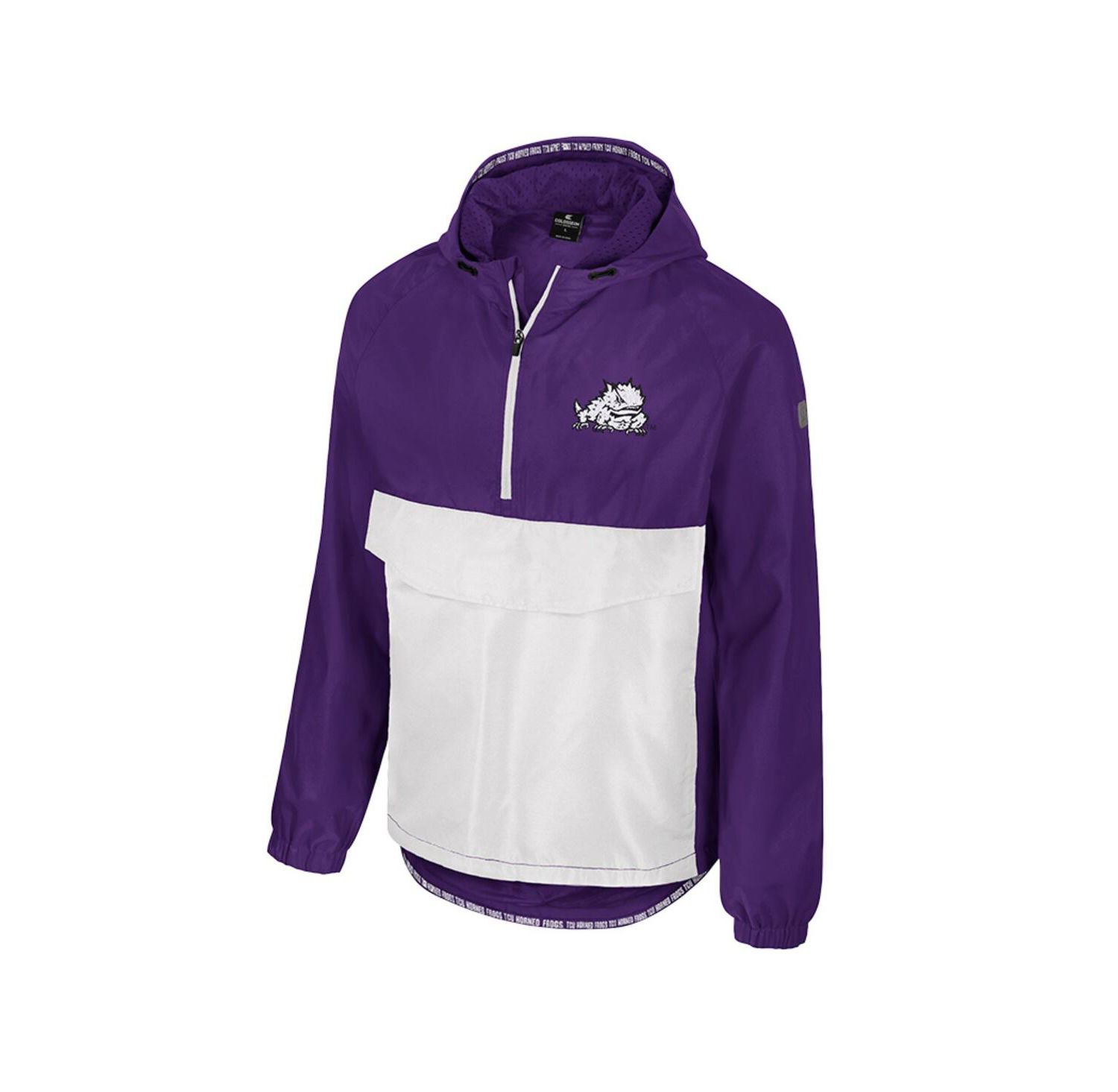 Men's Purple TCU Horned Frogs Reloaded Anorak Half-Zip Jacket
