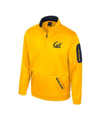 Men's Gold Cal Bears Mainframe Quarter-Zip Fleece Jacket