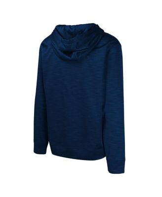 Men's Navy Tennessee Titans Streak Fleece Pullover Hoodie