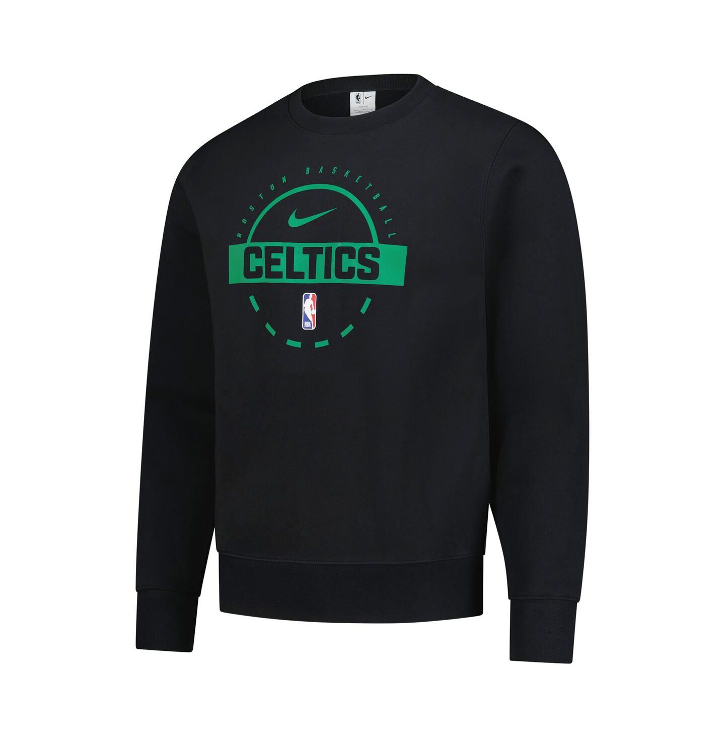 Мужская толстовка Nike Black Boston Celtics 2025/26 Authentic Practice Club — фото 2