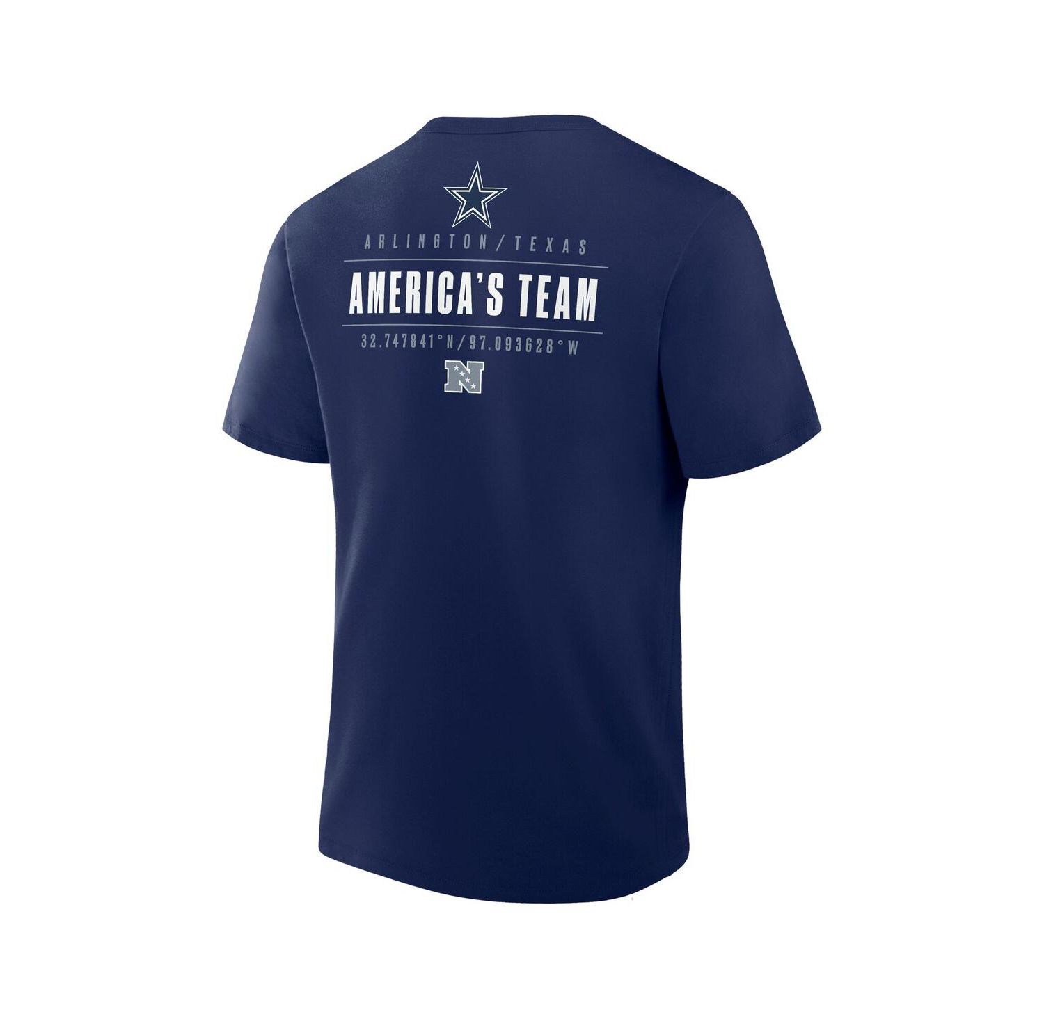 Men's Navy Dallas Cowboys Passing Pocket Legacy T-Shirt