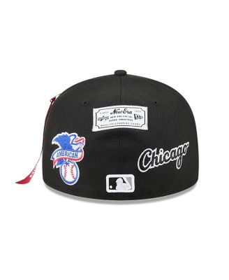 x Alpha Industries Men's Black Chicago White Sox 59FIFTY Fitted Hat