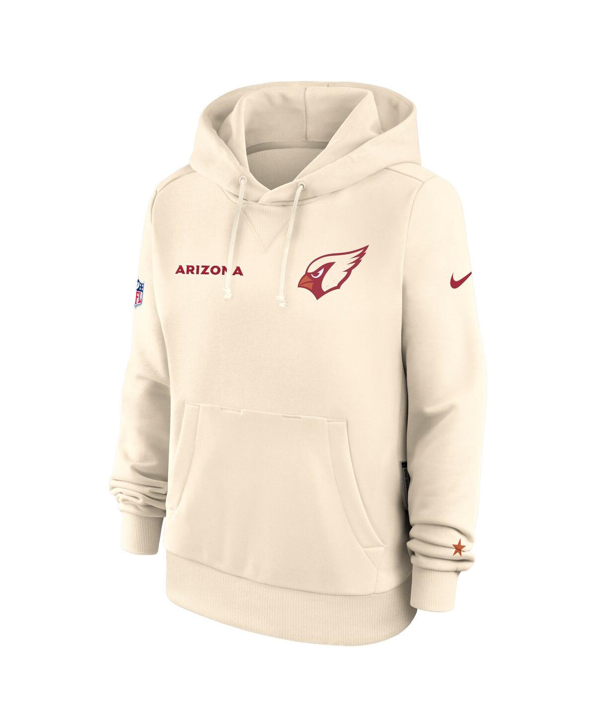 Nike Women's Natural Arizona Cardinals 2025 Rivalries Collection Standard Issue Sideline Dri-fit Hoodie In Neutral