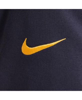 Women's Midnight Blue Los Angeles Rams 2025 Rivalries Collection Standard Issue Sideline Dri-FIT Hoodie