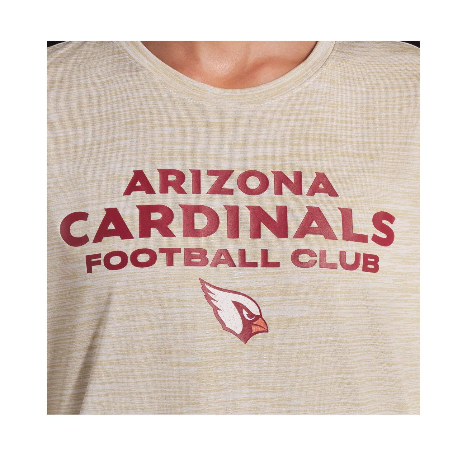 Women's Natural Arizona Cardinals 2025 Rivalries Collection Sideline Velocity Dri-FIT T-Shirt