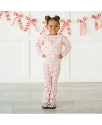 Toddler Girls Candy Cane Lane Christmas Sweatshirt