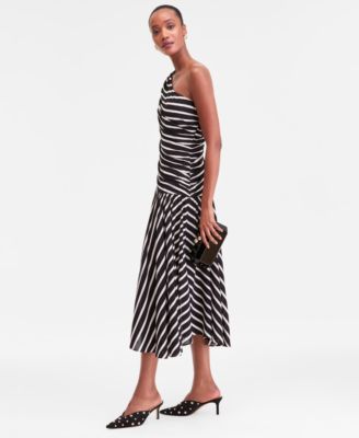 Women's One-Shoulder Asymmetric Hem Dress, Macy's Exclusive