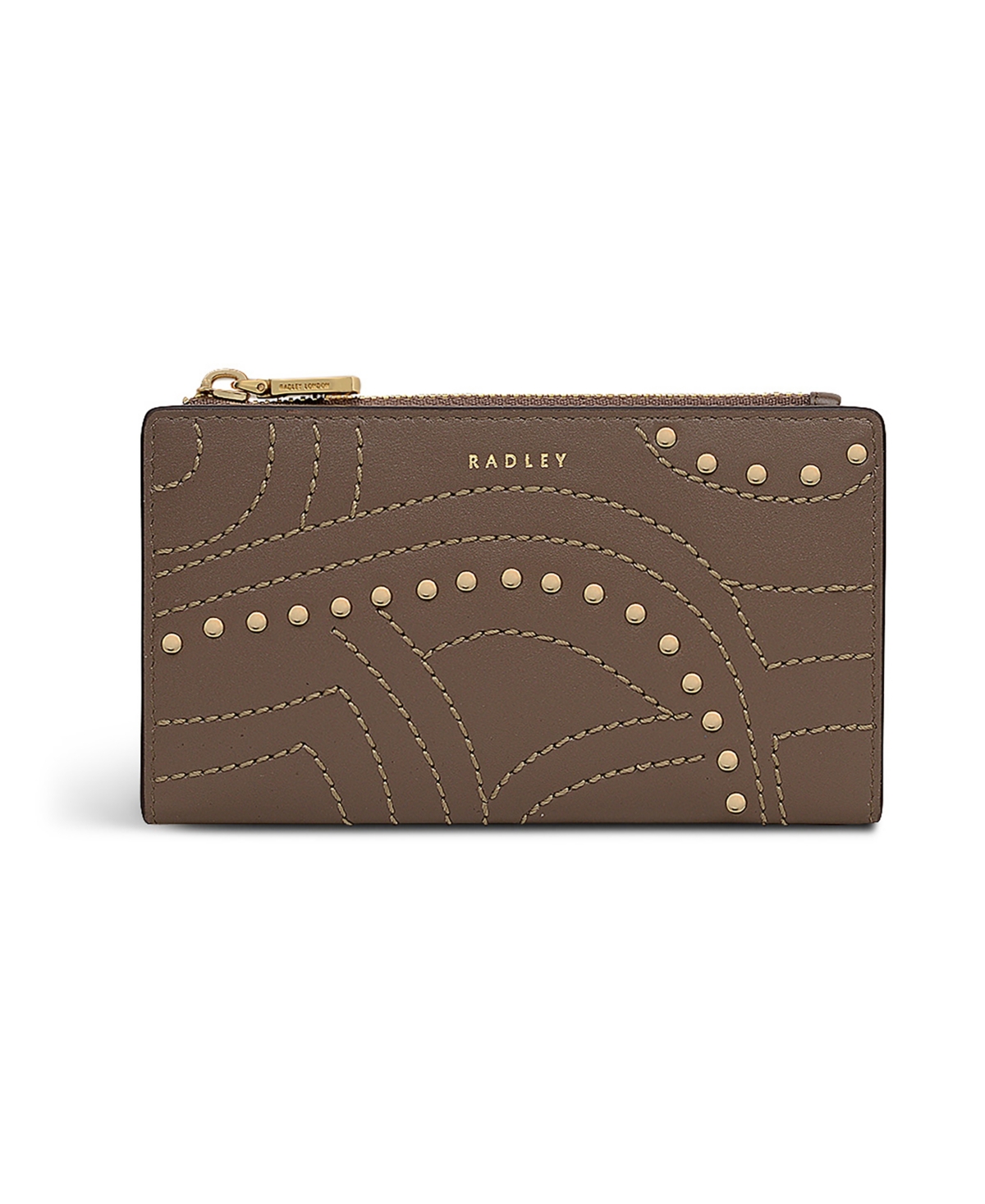 Radley London Coin Street Stud Ziptop Wallet In Brown