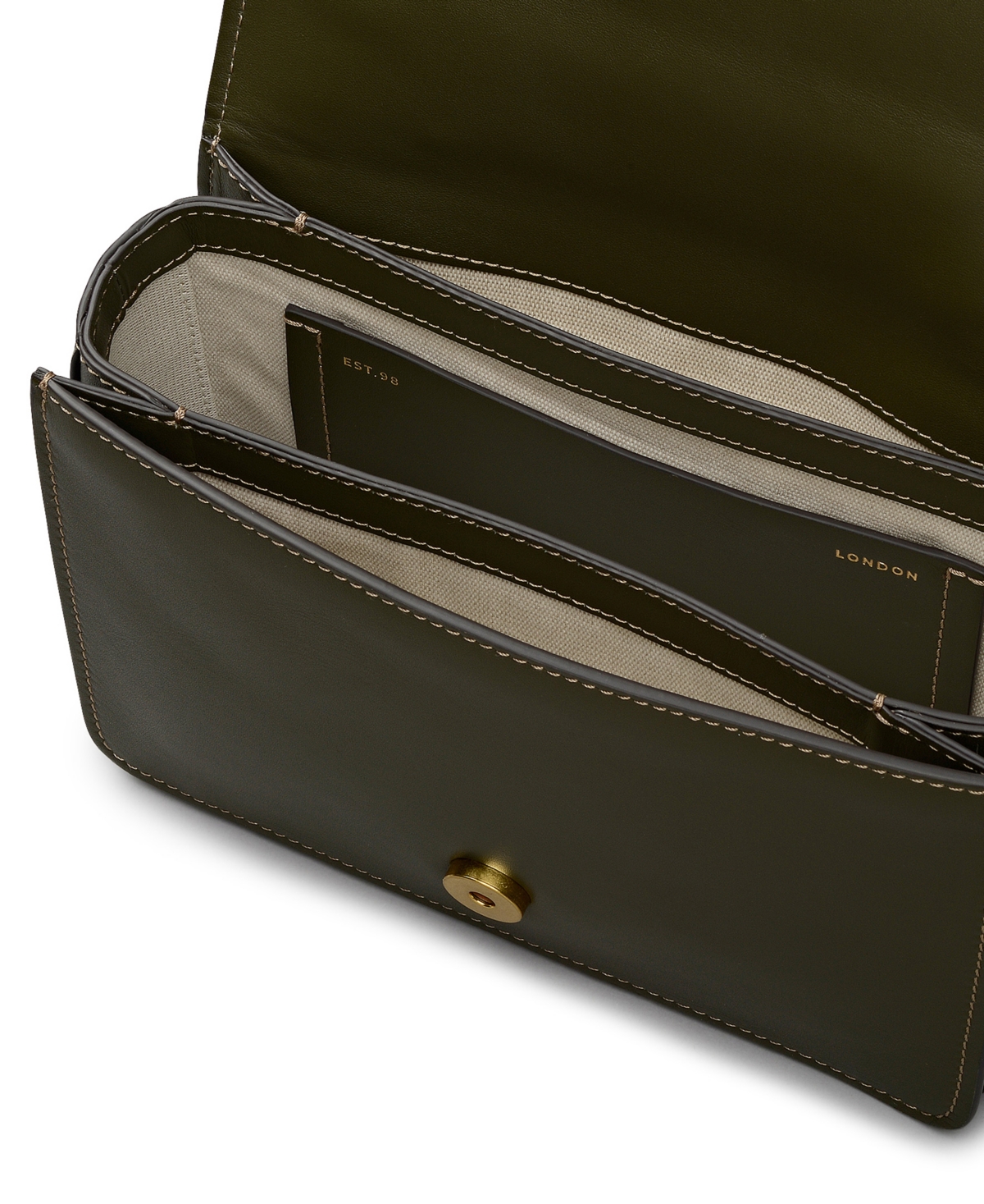 Radley London The Belsize Small Flap Over Shoulder Bag In Green