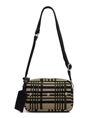 Hadleigh Place Check Small Zip Top Crossbody Bag