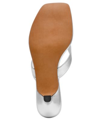 Tracie Kitten-Heel Thong Sandals