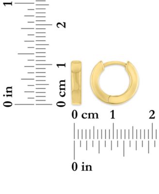 3-Pc. Diamond Earrings Set (1/5 ct. t.w.) in 14k Yellow Gold Over Sterling Silver