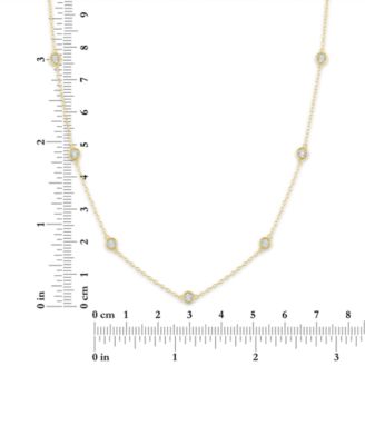 2-Pc. Diamond Necklace Set (1/6 ct. t.w.) in 14K Yellow Gold over Sterling Silver (also in Sterling Silver)