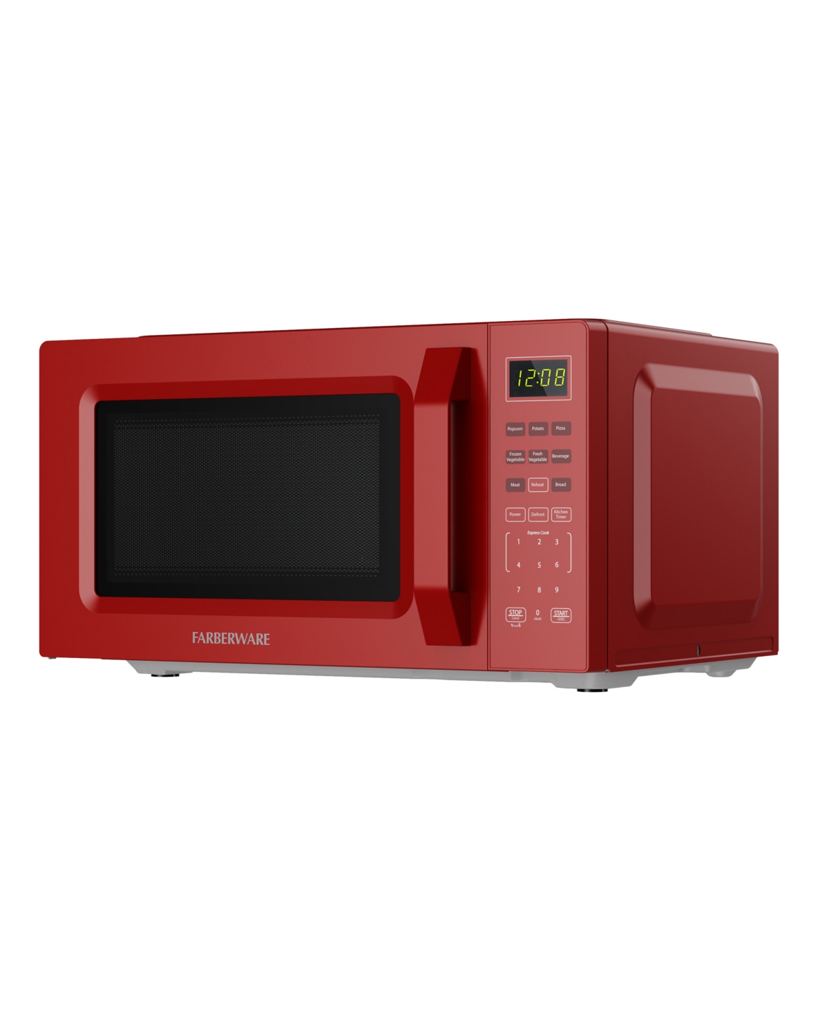 Farberware 0.7 Cu. Ft. Countertop Microwave Oven In Red