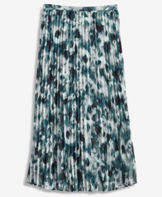 Women's Printed Pleated Midi Skirt, Macy's Exclusive