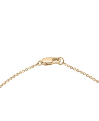 Diamond Clover Necklace (1/2 ct. t.w.) in 14K Yellow Gold, Macy's Exclusive