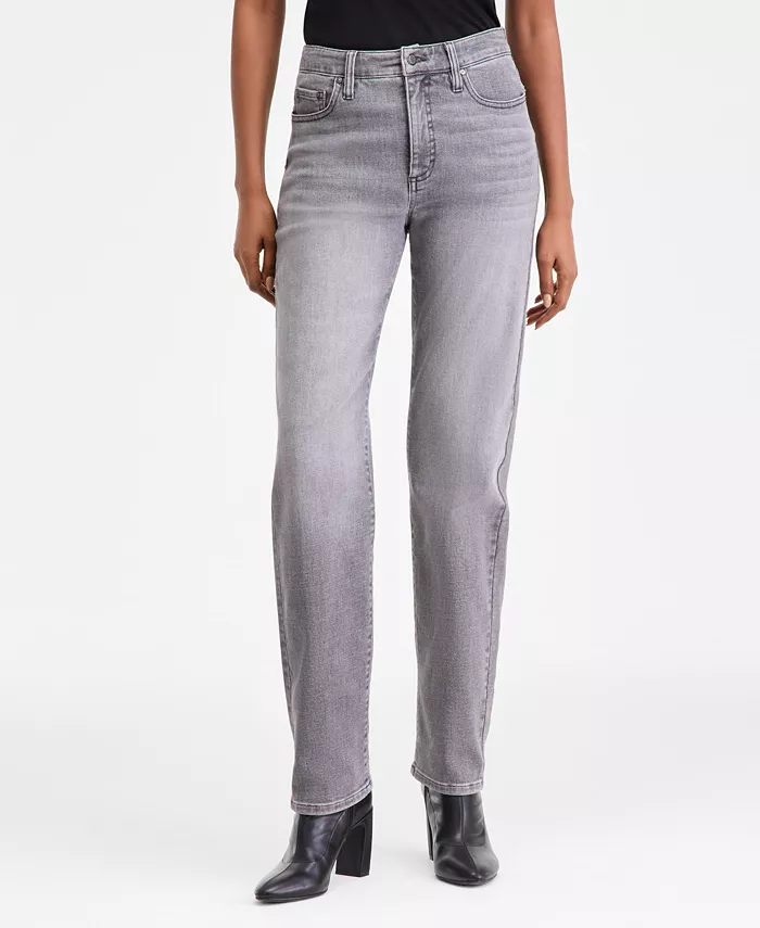 Women's High-Rise Straight-Leg Jeans