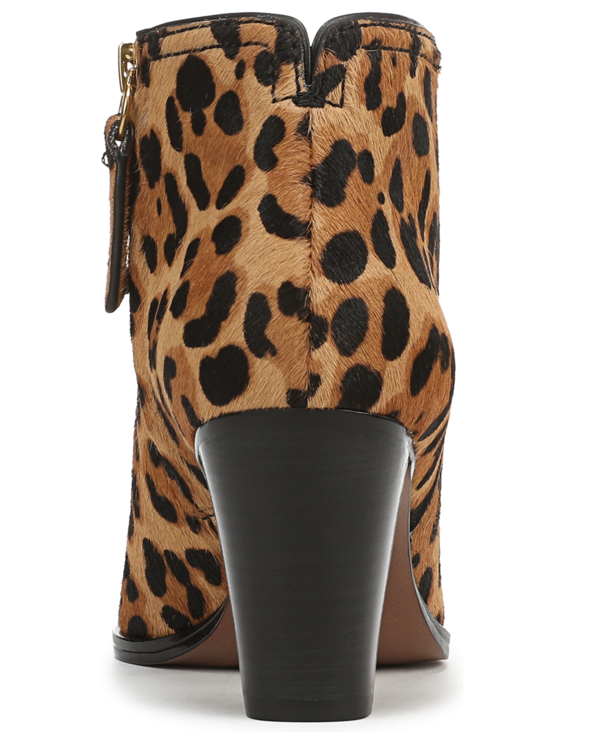 Franco Sarto Women's Josiah Pointed Toe Zip Short Boots In Animal Print