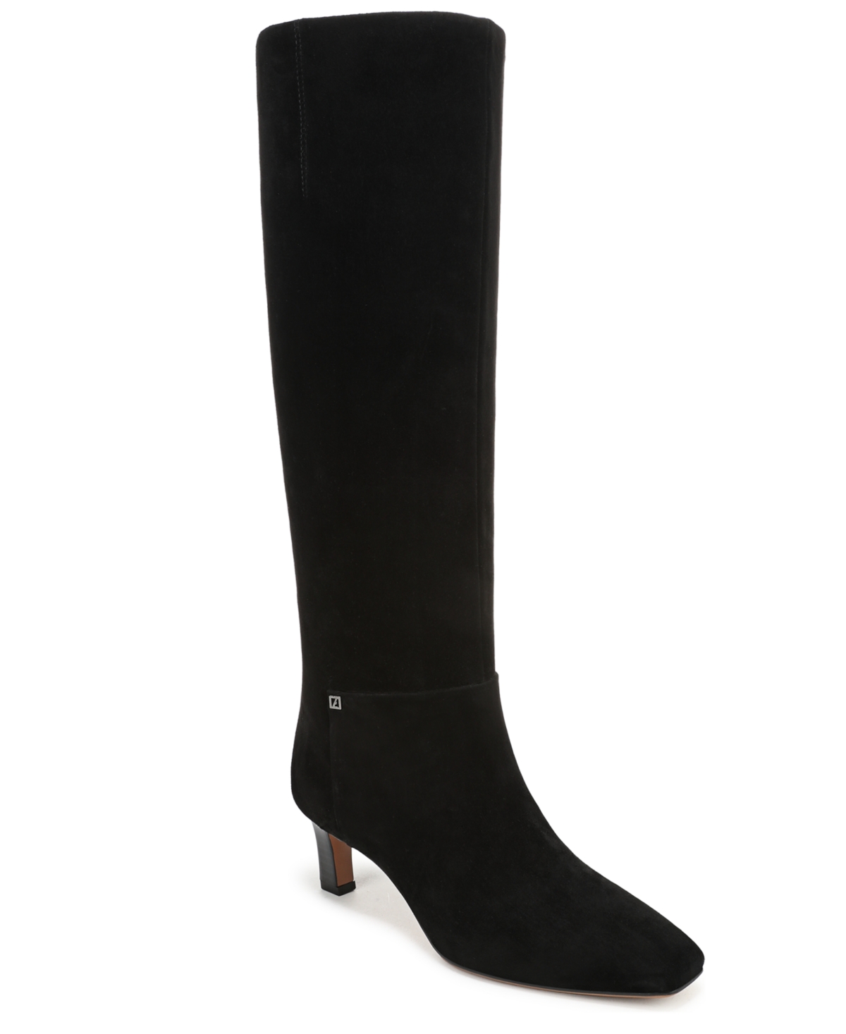 Franco Sarto Women's Timmy Wide Calf Square Toe Zip Tall Boots In Black
