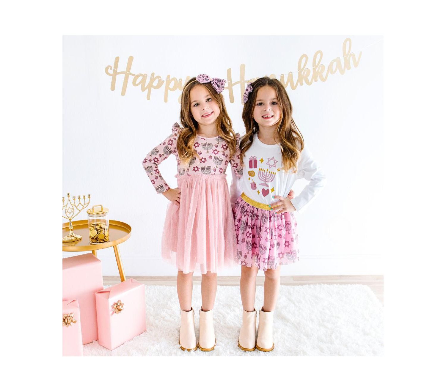 Girls 2Y - 10Y Hanukkah Blush Tutu Skirt
