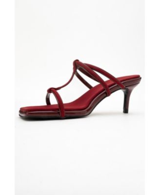 Mocha Strap Heel Sandal (Women)