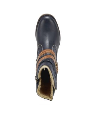 Boisa Waterproof Mid Boot with Quilted Detail and Faux Fur Lining